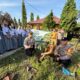 Kapolsek Bukit Kapur AKP Boy Setiawan Tanam Pohon di SMAN 3 Dumai, Tanamkan Semangat Green Policing kepada Pelajar