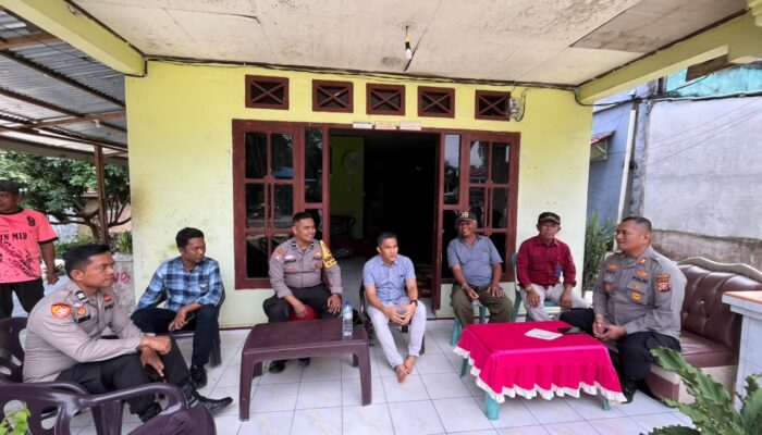 Kapolsek Bukit Kapur Perkuat Sinergi, Ajak Warga Aktif Jaga Kamtibmas