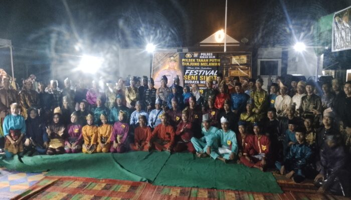 Hari Bhayangkara ke 80 Festival seni silat budaya Melayu di TPTM, antusias masyarakat yang datang   bukan hanya dari Rohil, bahkan dari luar kabupaten Rohil