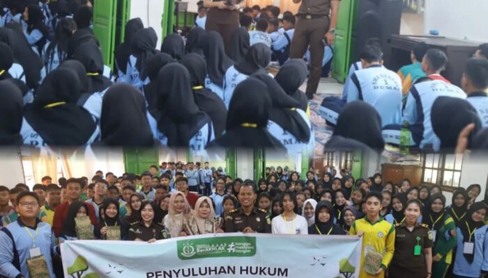 Bangun Generasi Berintegritas, Kejari Dumai Beri Penyuluhan Antikorupsi di SMAN 1 Dumai