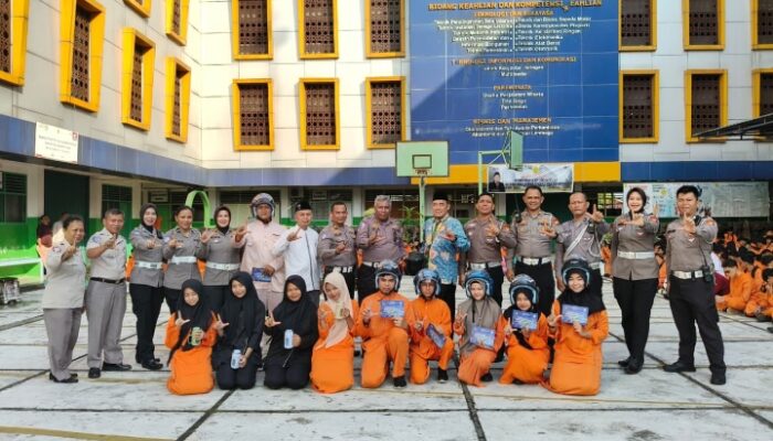 Ditlantas Riau Tanamkan Budaya Tertib Berlalu Lintas kepada Pelajar Sejak Dini