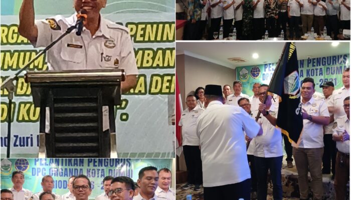 Andi L. Bakkara Resmi Nahkodai Organda Dumai