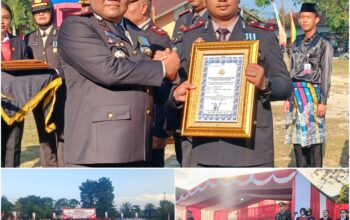 IPTU Apriadi Raih Penghargaan Kapolda Riau Diserahkan di Upacara HUT RI ke-81