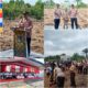 Polsek Medang Kampai Suprizal Bersama Poktan Almadani Tanam Jagung Kuartal III 