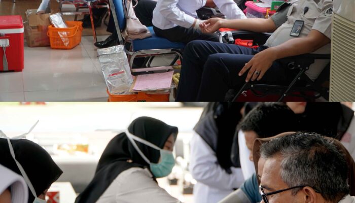 Rutan Dumai Gelar Donor Darah, Pembagian Sembako dan Pemeriksaan Kesehatan Gratis