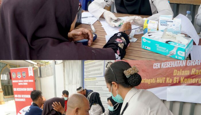 Rutan Dumai Gelar Cek Kesehatan Gratis bagi Warga Binaan dan Keluarga Warga Binaan