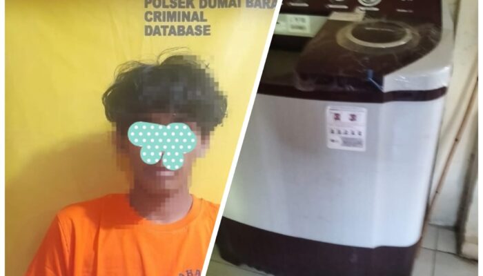 POLISI UNGKAP KASUS PENCURIAN DI DUMAI BARAT