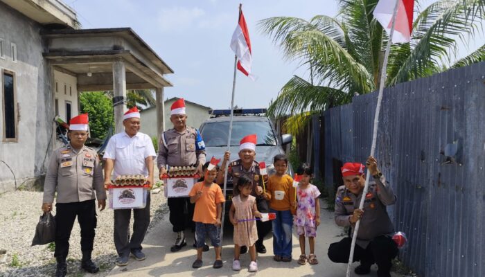 Polsek Dumai Timur Bergerak Warga Kurang Mampu Disasar Bansos