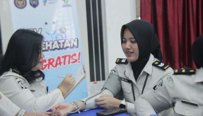 Wujudkan Jajaran Sehat dan Produktif, Lapas Pekanbaru Gelar CKG