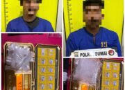 SatresnarkobaA  Polres Dumai  Ungkap Peredaran  Shabu Dan  Etomidate DuaTersangka Diamankan
