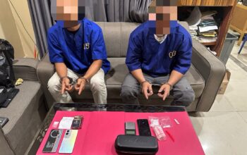 Sat Resnarkoba Polres Dumai Ungkap Peredaran Sabu 21,56 Gram, Dua Pria Diamankan
