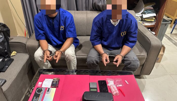Sat Resnarkoba Polres Dumai Ungkap Peredaran Sabu 21,56 Gram, Dua Pria Diamankan