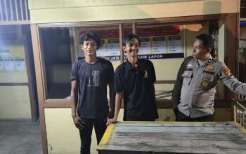 Personil Polsek TPTM lakukan patroli dan menghimbau warga  untuk mengaktifkan kembali PAM swakarya dan satkamling di kecamatan TPTM