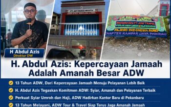 13 Tahun Melayani, ADW Tour & Travel Siap Terus Jaga Amanah Jamaah