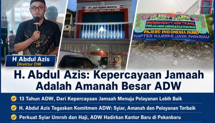 13 Tahun Melayani, ADW Tour & Travel Siap Terus Jaga Amanah Jamaah