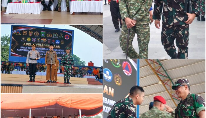 Hadiri Apel Kesiapsiagaan Karhutla Mayor Agum Gumilar Perkuat Barisan TNI Dumai