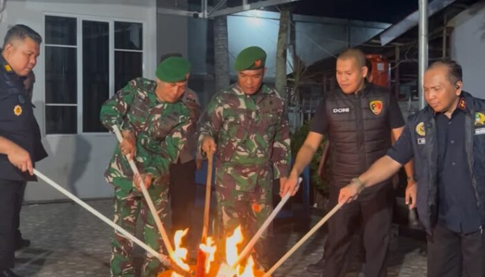 BNN Dumai Lakukan Tes Urin Hasil Negatif — Razia Gabungan Polres TNI Bengkalis Temukan Barang Berbahaya dan Langsung Dimusnahkan