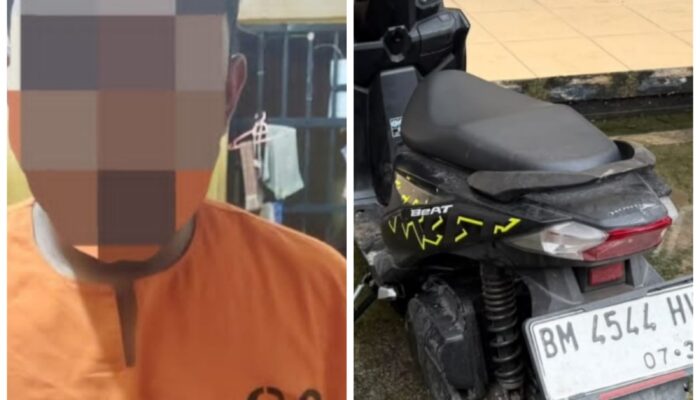 Polres Dumai Ungkap Dugaan Pencurian Sepeda Motor, Tersangka Diamankan di Deli Serdang