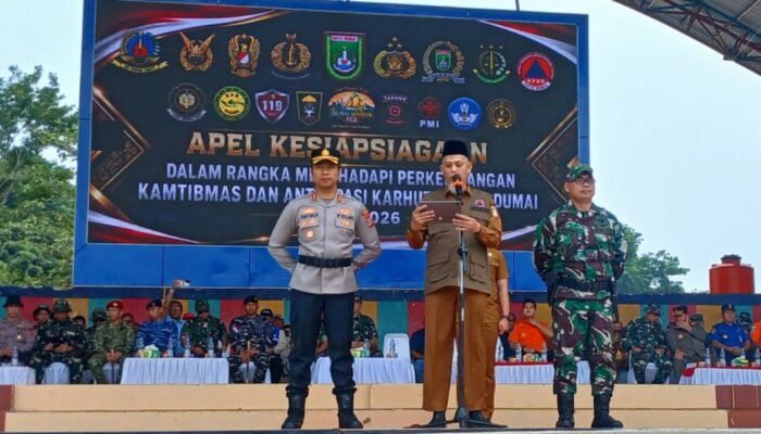 Dumai Gelar Apel Kesiapsiagaan Antisipasi Karhutla 2026