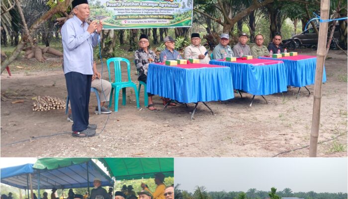 Kebun Agro Edu Haji Sugiman Lokasi Pelatihan Agroforestri, Dibuka Wawako Dumai