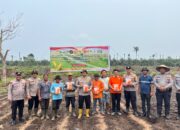 AKP Boy Setiawan Pimpin Penanaman Jagung, Bukit Kapur Sukseskan Swasembada