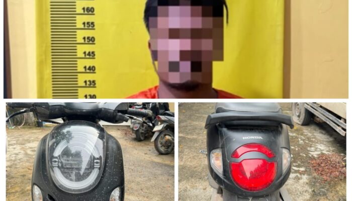 Polsek Bukit Kapur Ungkap Kasus Penggelapan Sepeda Motor, Pelaku Diamankan Bersama Barang Bukti