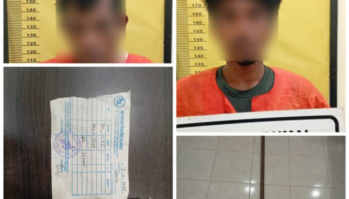 Polsek Sungai Sembilan Ungkap Kasus Pencurian Buah Sawit, Dua Terduga Pelaku Diamankan
