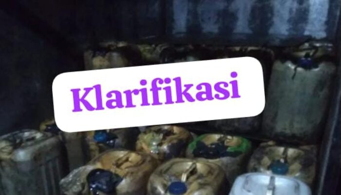 BANTAH TUDINGAN PEREDARAN BBM ILEGAL, GUDANG DISEBUT SUDAH TIDAK ADA, NAMA-NAMA YANG DISEBUT TAK TERKAIT