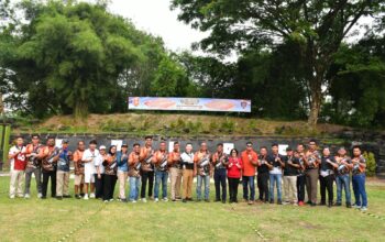 Gemilang di Arena Menembak, personel Satbrimob Polda Riau Raih Juara I di Pulanggeni Shooting Championship Danyon Parako 462