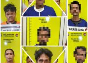 Polres Dumai Gelar Razia di Kawasan Rawan Narkoba, 11 Pria Diamankan dengan Hasil Tes Urine Positif Metamfetamina