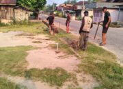 Peduli Lingkungan dan Infrastruktur, Pemkep Melayu Tengah Laksanakan PKT, Drainase hingga Jalan Dermaga Diperbaiki