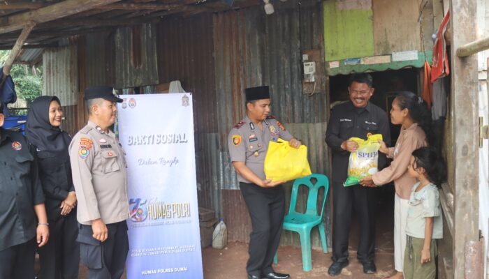 Polres Dumai Gelar Bakti Sosial Sambut HUT ke-75 Humas Polri Tahun 2026