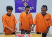 Polsek Sungai Sembilan Gelar Razia Sarang Narkoba, Tiga Orang Diamankan Bersama Barang Bukti