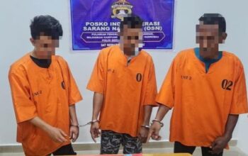 Polsek Sungai Sembilan Gelar Razia Sarang Narkoba, Tiga Orang Diamankan Bersama Barang Bukti