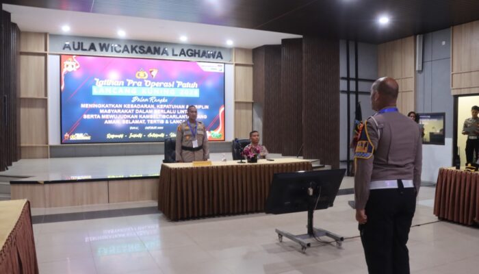 Polres Dumai Gelar Latihan Pra Operasi Patuh Lancang Kuning 2026, Fokus Tingkatkan Kesadaran Berlalu Lintas