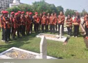 Memperingati Hari Sumpah Pemuda, MPC PP Pekanbaru bersama KOTI MPC PP Kota Pekanbaru Tabur Bunga di Makam Pahlawan Kusuma Dharma